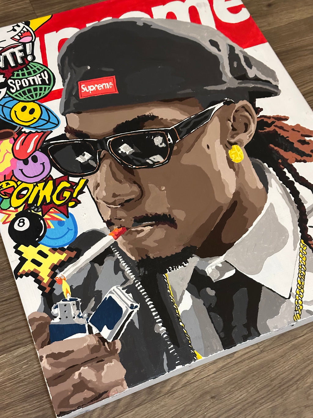 Supreme x VxN Painting