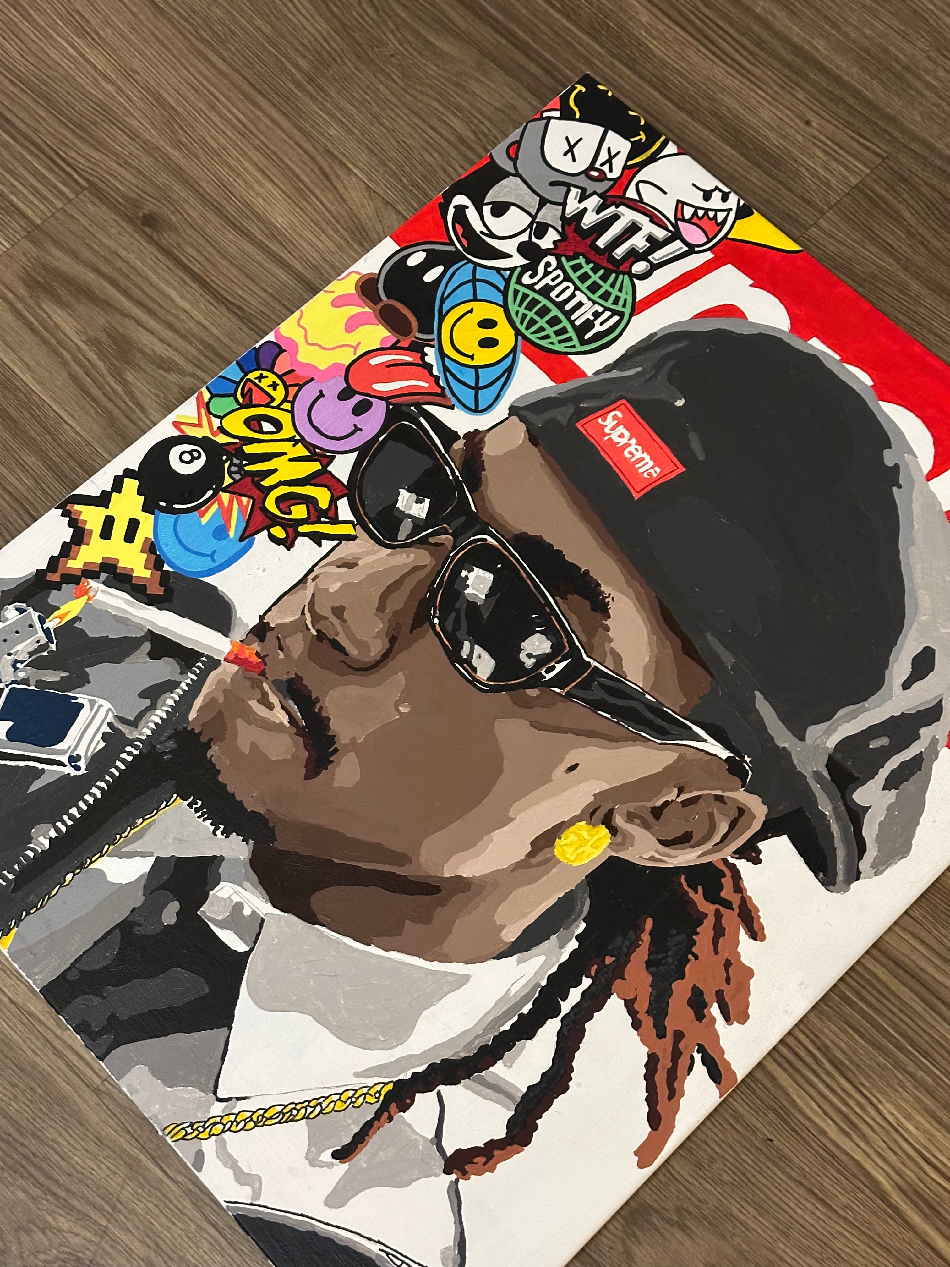 Supreme x VxN Painting