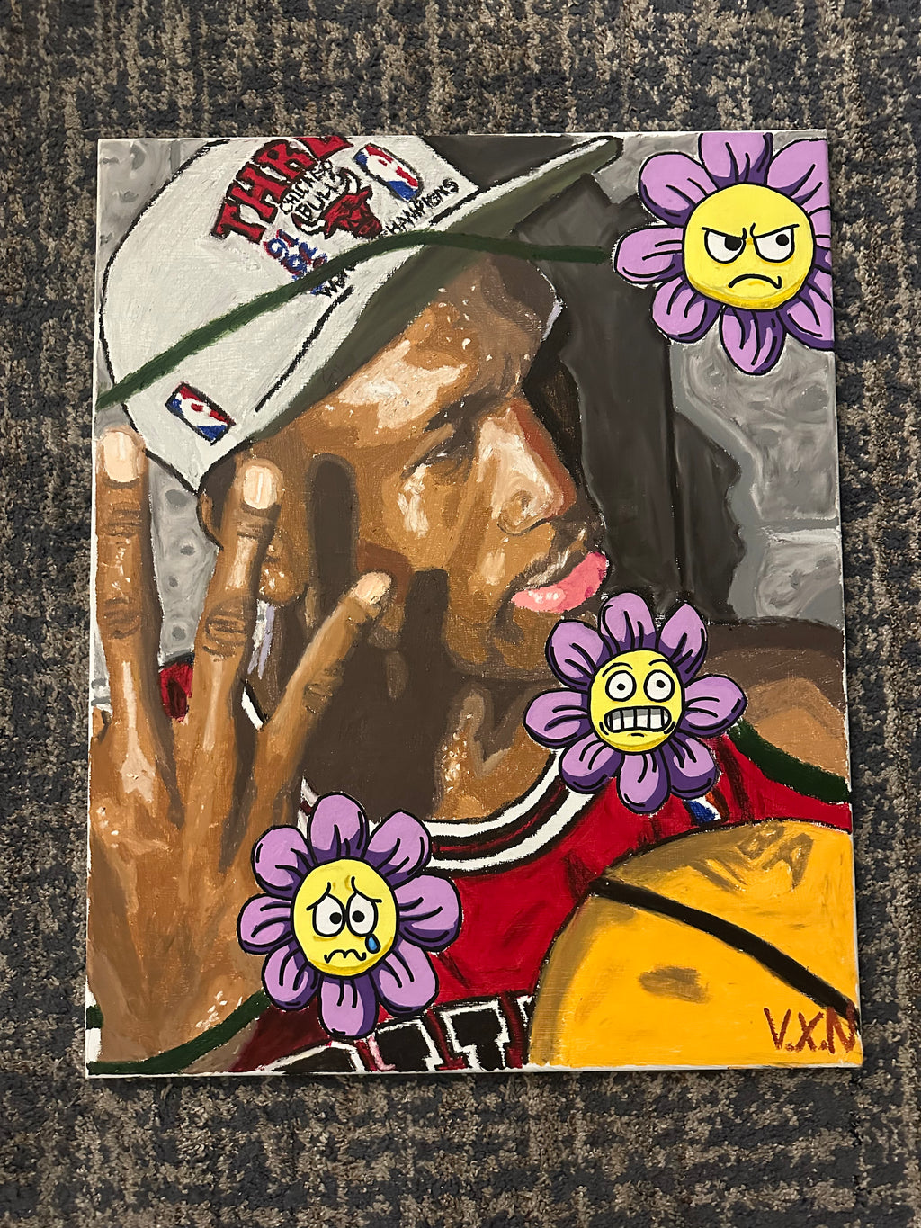 Three-Peat Feelings Painting